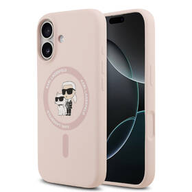 Kryt na mobil Karl Lagerfeld Liquid Silicone Karl and Choupette MagSafe na Apple iPhone 17 ružový

 obrázok produktu 1 z 7