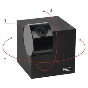 IP kamera EMOS GoSmart IP-110 CUBE, Wi-Fi čierna

 obrázok produktu 13 z 14