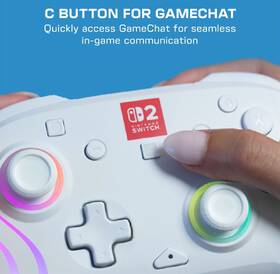 Gamepad Turtle Beach Afterglow Wave Wireless RGB, NS2 biely

 obrázok produktu 5 z 10