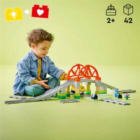 Stavebnica LEGO® DUPLO® 10426 Železniční most a koleje – rozšiřující sada 

 obrázok produktu 9 z 9