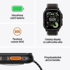 Inteligentné hodinky Apple GPS + Cellular 49mm čierny titán - čierny alpský ťah - S 

 obrázok produktu 2 z 6