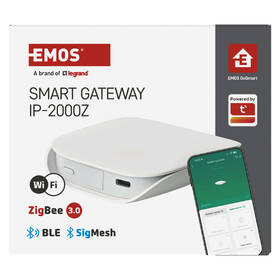 Riadiaca jednotka EMOS GoSmart brána IP-2000Z, ZigBee, Bluetooth, Wi-Fi biela

 obrázok produktu 12 z 16