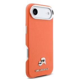 Kryt na mobil Karl Lagerfeld PU Karl and Choupette Heads Pins MagSafe na Apple iPhone Air oranžový

 obrázok produktu 3 z 6