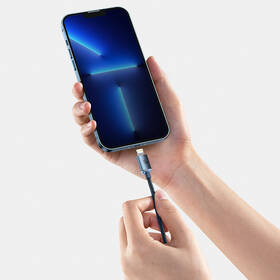 Kábel Baseus Crystal Shine Series USB-C/Lightning 20W 1,2m čierny

 obrázok produktu 8 z 10