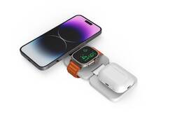 Bezdrôtová nabíjačka Cubenest E310 Pre 3v1 s podporou uchytenia MagSafe biela

 obrázok produktu 11 z 12