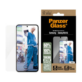 Tvrdené sklo PanzerGlass Ultra-Wide Fit na Samsung Galaxy A56 5G s instalačním rámečkem 

 obrázok produktu 2 z 3