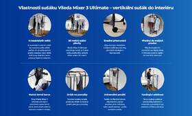 Sušiak na bielizeň Vileda Mixer 3 čierny

 obrázok produktu 3 z 9