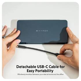 Dokovacia stanica HyperDrive Universal Silicon Motion USB-C 10v1 Dual HDMI 

 obrázok produktu 3 z 7