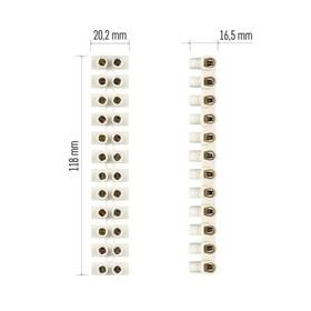 Svorkovnice EMOS ŠROUB. 12 PRV. 6–10MM2 57A/450V 1KS biela

 obrázok produktu 5 z 5