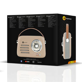 Rádioprijímač Connect IT Hyperbass RetroBEAT béžový

 obrázok produktu 5 z 5