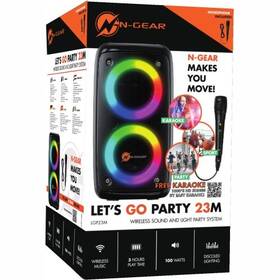 Párty reproduktor N-Gear Let's Go Party 23M čierny

 obrázok produktu 4 z 4