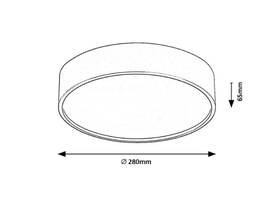LED stropné svietidlo Rabalux Larcia  75010 strieborné

 obrázok produktu 6 z 6