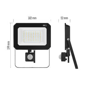 Reflektor EMOS SIMPO 50W 5000LM IP44 NW PIR čierny

 obrázok produktu 5 z 9
