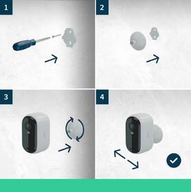 IP kamera Arlo Essential Gen.2 2K Outdoor Security, 3 ks biela

 obrázok produktu 4 z 8
