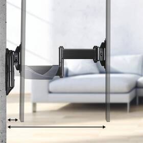Držiak na TV Hama 220825, nástenný, polohovateľný, pre uhlopriečky 10" až 26", max. nosnosť 25 kg čierny

 obrázok produktu 2 z 5