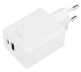 Nabíjačka do siete FIXED Mini, USB-C PD/USB, 45W biela

 obrázok produktu 2 z 7