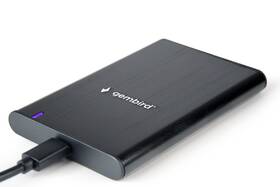 Box na HDD Gembird pre 2,5” disky, USB 3.1, Type-C, brúsený hliník hliník

 obrázok produktu 1 z 4