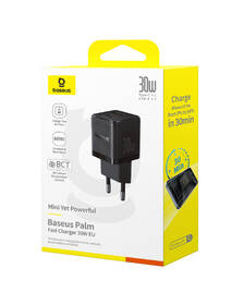 Nabíjačka do siete Baseus Palm 30W 1xUSB-A 1xUSB-C PD QC 3.0 čierna

 obrázok produktu 12 z 13