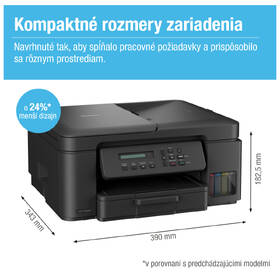 Tlačiareň multifunkčná Brother DCP-T735DW čierna

 obrázok produktu 2 z 12