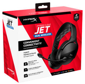 Headset HyperX Cloud Jet Wireless Gaming Headset čierny

 obrázok produktu 7 z 12