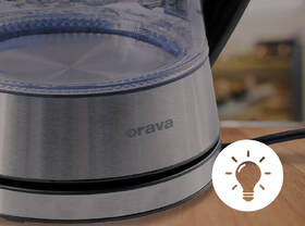 Rýchlovarná kanvica Orava VK-4017 W, 1,7 l biela/sklo

 obrázok produktu 5 z 7