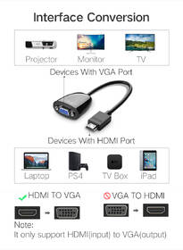 Redukcia UGREEN HDMI/VGA čierna

 obrázok produktu 7 z 8