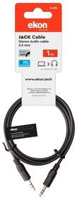 Kábel Ekon audio 3,5 mm - 3,5 mm jack 1m čierny

 obrázok produktu 1 z 1
