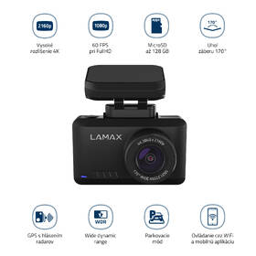 Autokamera LAMAX T10 4K GPS (s hlásením radarov) čierna

 obrázok produktu 3 z 9