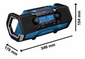 Stavebné rádio Bosch Professional GPB 18V-2 SC (bez batérie) 

 obrázok produktu 1 z 5
