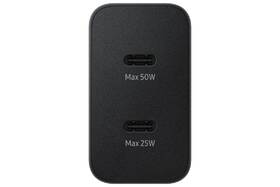 Nabíjačka do siete Samsung 2x USB-C, s funkciou Fast Charge 50W + kábel USB-C čierna

 obrázok produktu 1 z 3