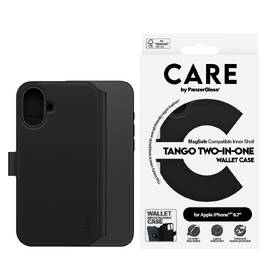 Puzdro na mobil flipové PanzerGlass CARE Tango 2v1 MagSafe na Apple iPhone 16 Plus čierne

 obrázok produktu 1 z 2