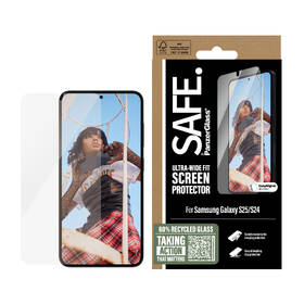 Tvrdené sklo PanzerGlass SAFE na Samsung Galaxy S25 s inštalačným rámčekom 

 obrázok produktu 4 z 11