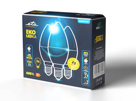 LED žiarovka ETA EKO LEDka sviečka 7W, E14, teplá biela, 3ks 

 obrázok produktu 2 z 3