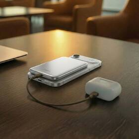 Powerbank BMX SolidSafe™ Air Titanium 5K Qi2 bezdrôtová magnetická strieborná

 obrázok produktu 8 z 8