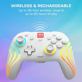 Gamepad Turtle Beach Afterglow Wave Wireless RGB, NS2 biely

 obrázok produktu 10 z 10