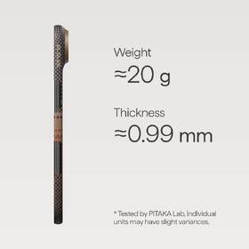 Kryt na mobil Pitaka Ultra-Slim Sunset na Apple iPhone Air hnedý/oranžový

 obrázok produktu 5 z 6