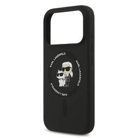 Kryt na mobil Karl Lagerfeld Liquid Silicone Karl and Choupette MagSafe na Apple iPhone 17 Pro Max čierny

 obrázok produktu 5 z 7
