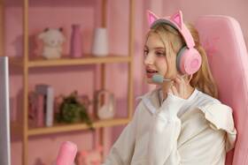 Headset Razer Kraken Kitty V3 ružový

 obrázok produktu 8 z 12