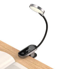 LED svetlo Baseus na čítanie s klipom sivé

 obrázok produktu 1 z 7