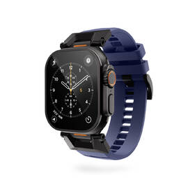 Remienok Epico FKM Rubber Pro na Apple Watch SE (44mm)/Series 1-9 (42/44/45mm) 10-11 (46mm)/Ultra (49mm) modrý

 obrázok produktu 1 z 3