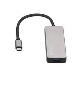 USB Hub Sandberg USB-C HUB, 1x USB 3.0 a 3x USB 2.0 sivý

 obrázok produktu 2 z 3