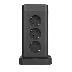 Kábel predlžovací Huslog 15W 12xzásuvka, 2xUSB-C, 2xUSB čierny

 obrázok produktu 6 z 8