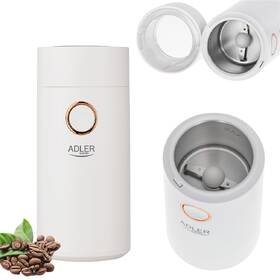 Mlynček na kávu Adler AD4446wg biely/zlatý

 obrázok produktu 8 z 11
