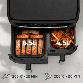 Fritéza teplovzdušná Tefal EY9478E0 Ever Fry XXL Dual+ čierna

 obrázok produktu 4 z 9