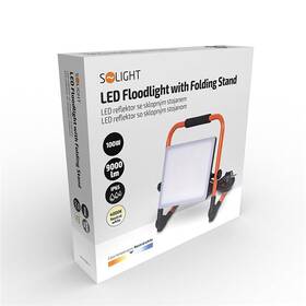 Reflektor Solight 100 W, 9000 lm, 4000 K, IP65, so sklopným stojanom oranžový

 obrázok produktu 4 z 4