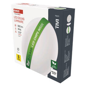 LED stropné svietidlo EMOS Tivi, 25 cm, 5,2 W biele

 obrázok produktu 11 z 11