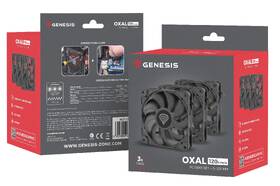 Ventilátor Genesis OXAL 120, 3-Pack čierny

 obrázok produktu 4 z 4
