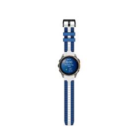 Remienok Cubenest Premium Silicone Garmin QuickFit Band 26mm biely/modrý

 obrázok produktu 5 z 5