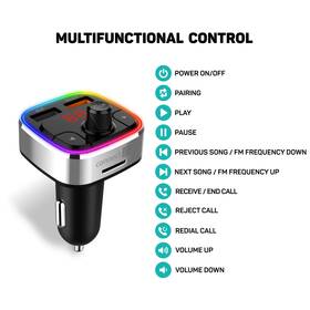 FM Transmitter Connect IT CarRGB strieborný

 obrázok produktu 3 z 5