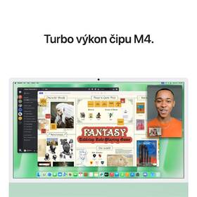 PC all in-one Apple 24" M4 8× CPU 8× GPU, 16 GB, 256 GB - zelený SK 

 obrázok produktu 5 z 8